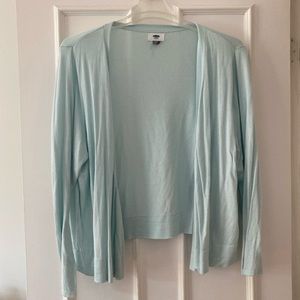 EUC Ladies 2X Old Navy lightweight open front cardigan